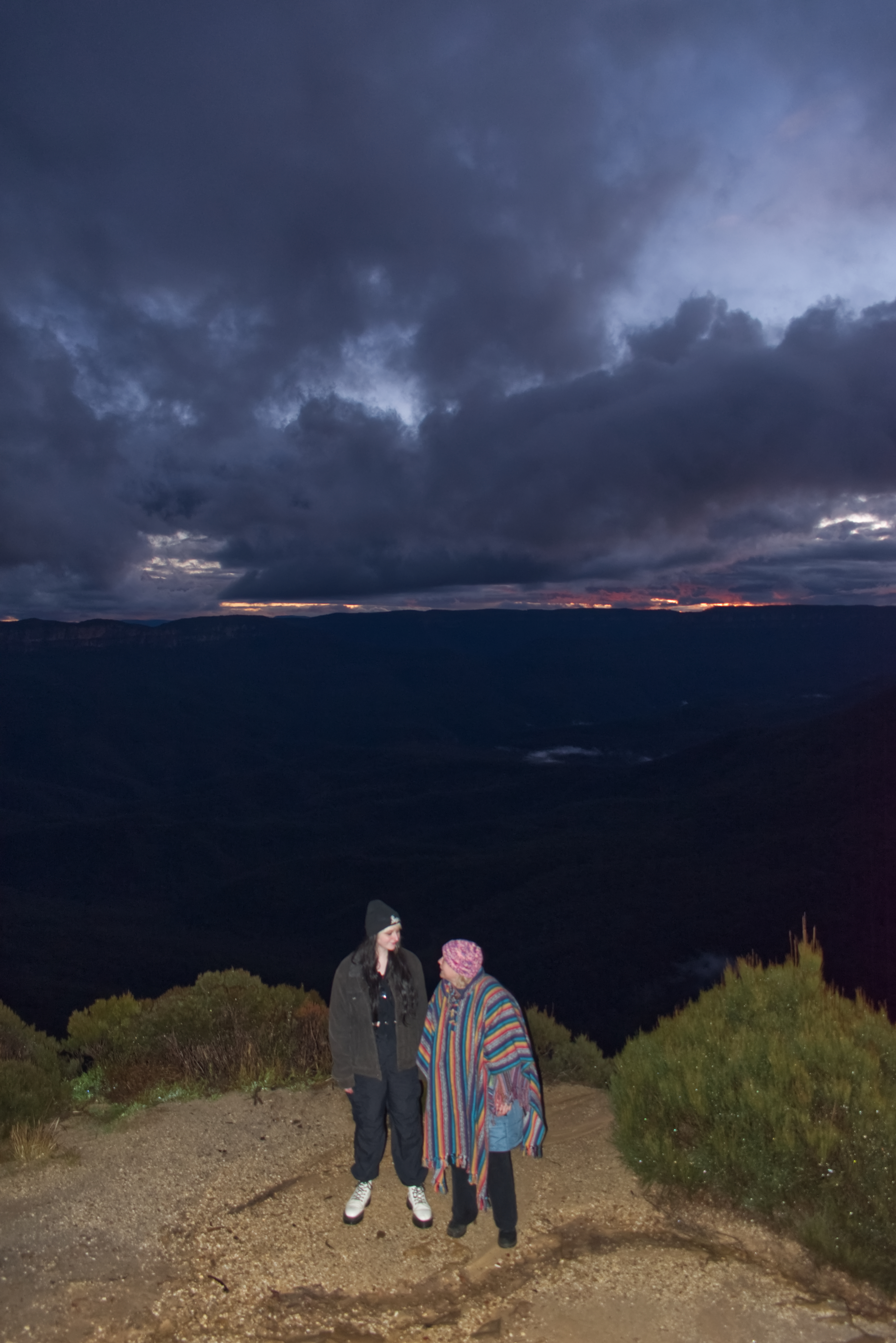 Brook and Charlotte at flat rock