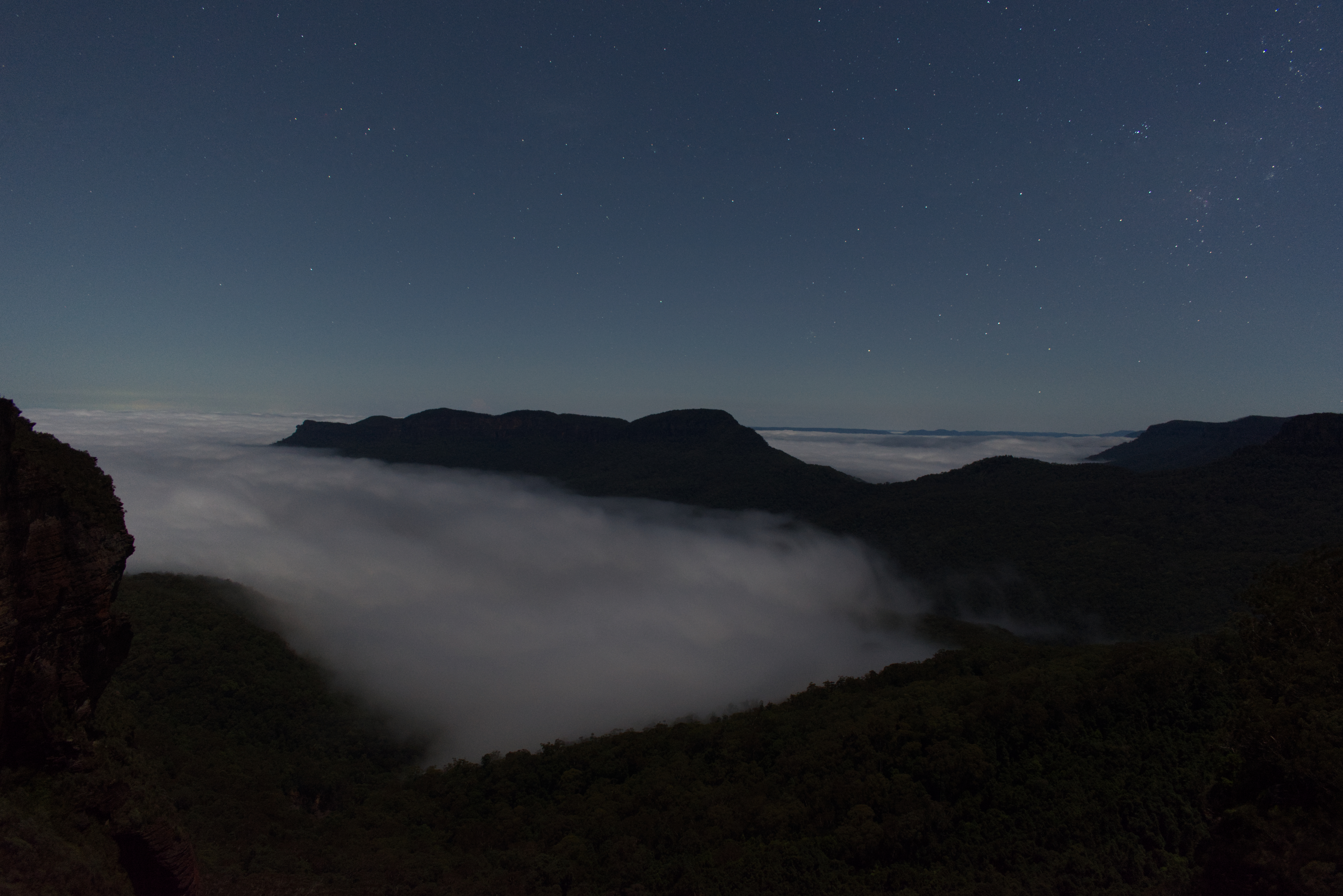 A sea of clouds