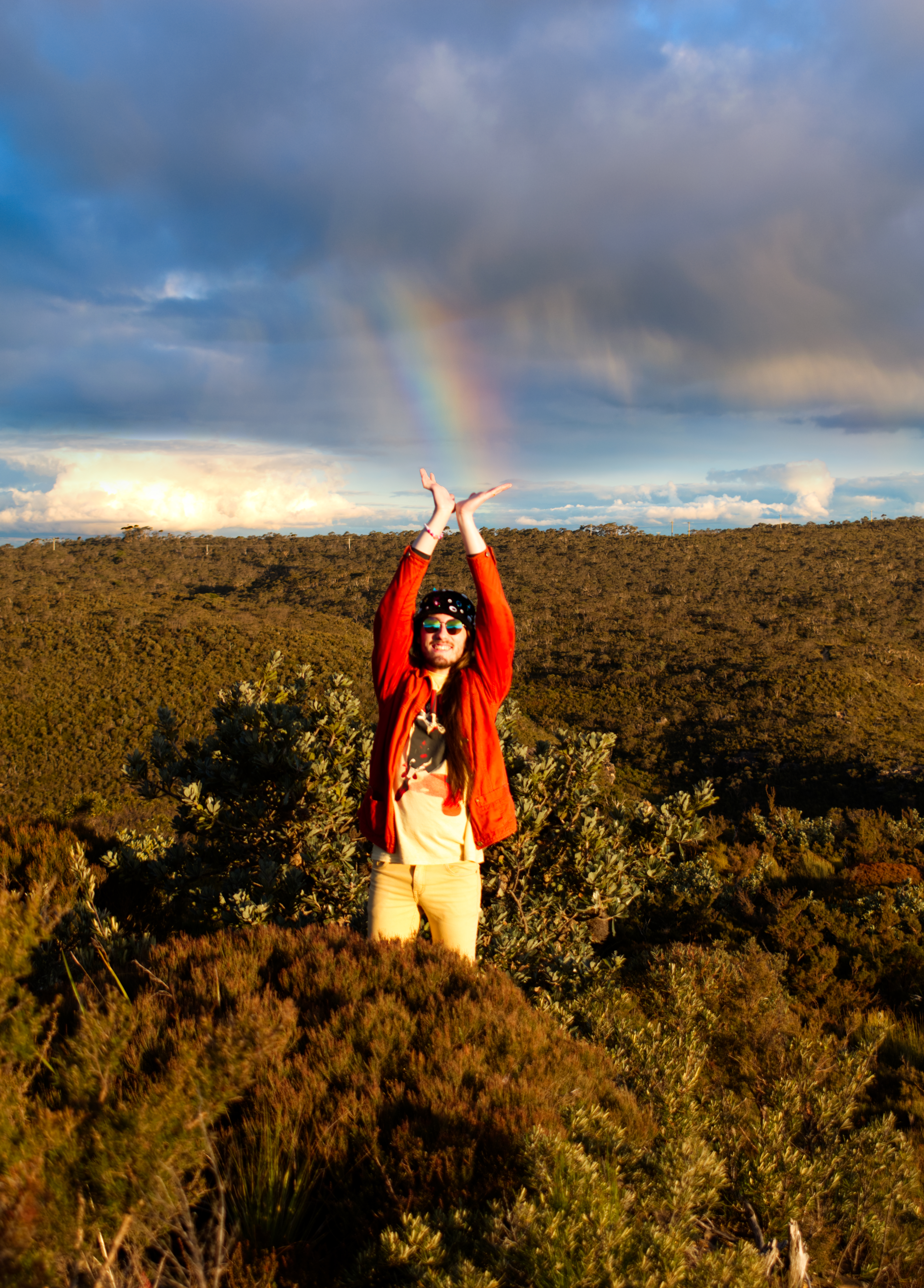 Kaos caught a rainbow
